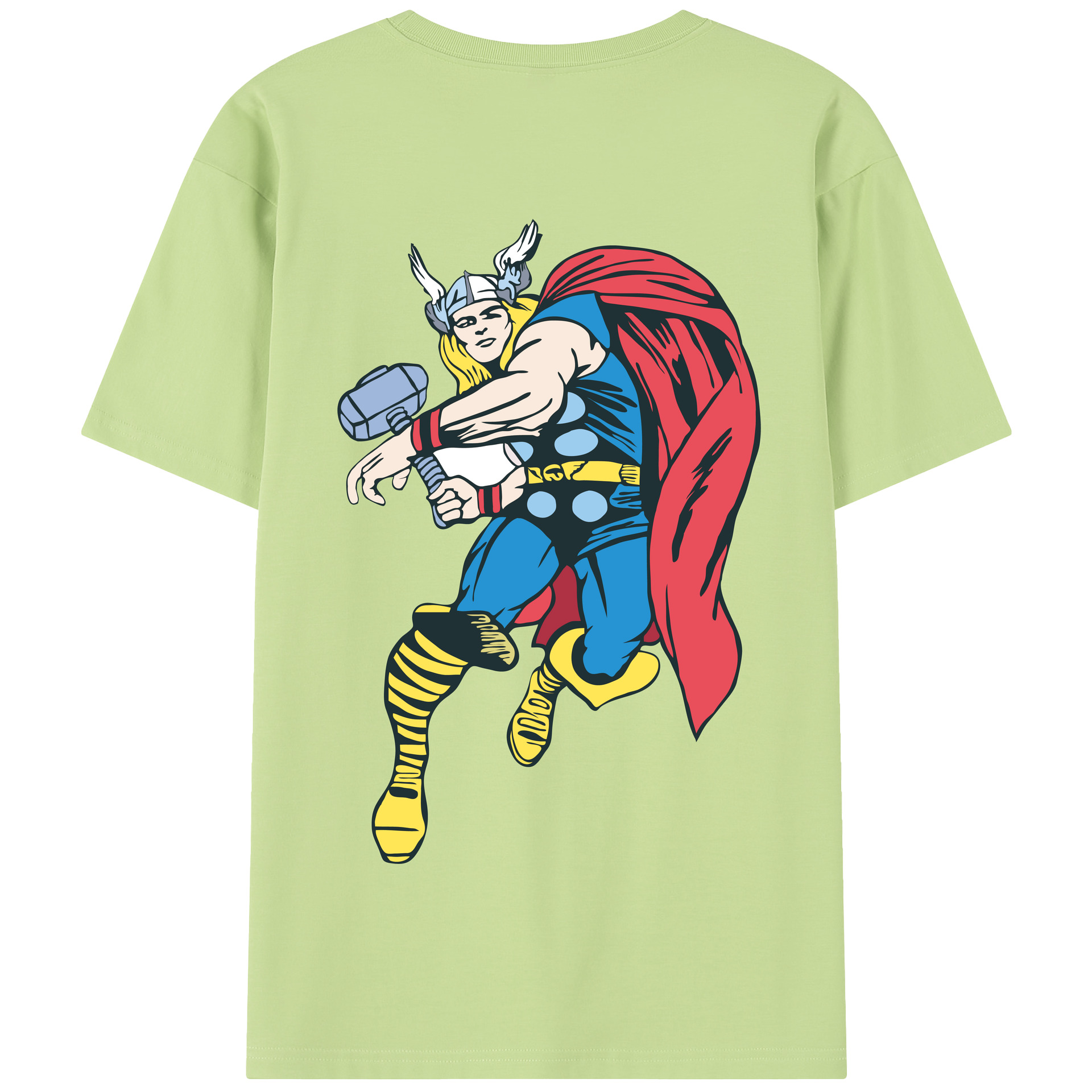 （画像用） アベンジャーズ The Avengers 綿100％半袖Tシャツ（背面プリント）